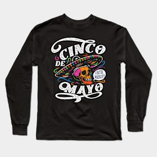 Cinco de Mayo Colorfull Mariachi Long Sleeve T-Shirt